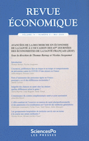 Revue économique 74-3, mai 2023